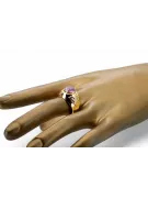 Кольцо Винтаж изделия Аметист 14-кв Желтое золото vrc078y